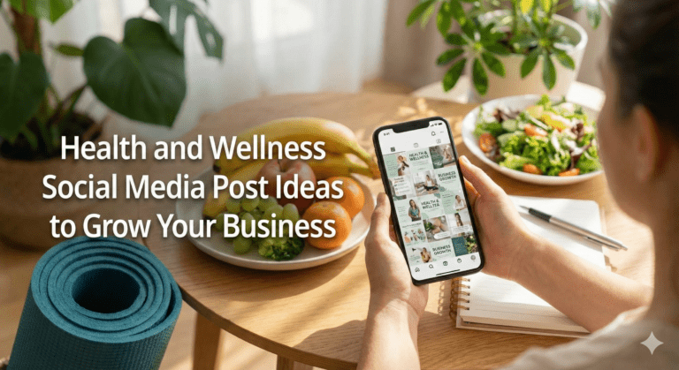 Health and Wellness Social Media Post Ideas to Grow Your Business