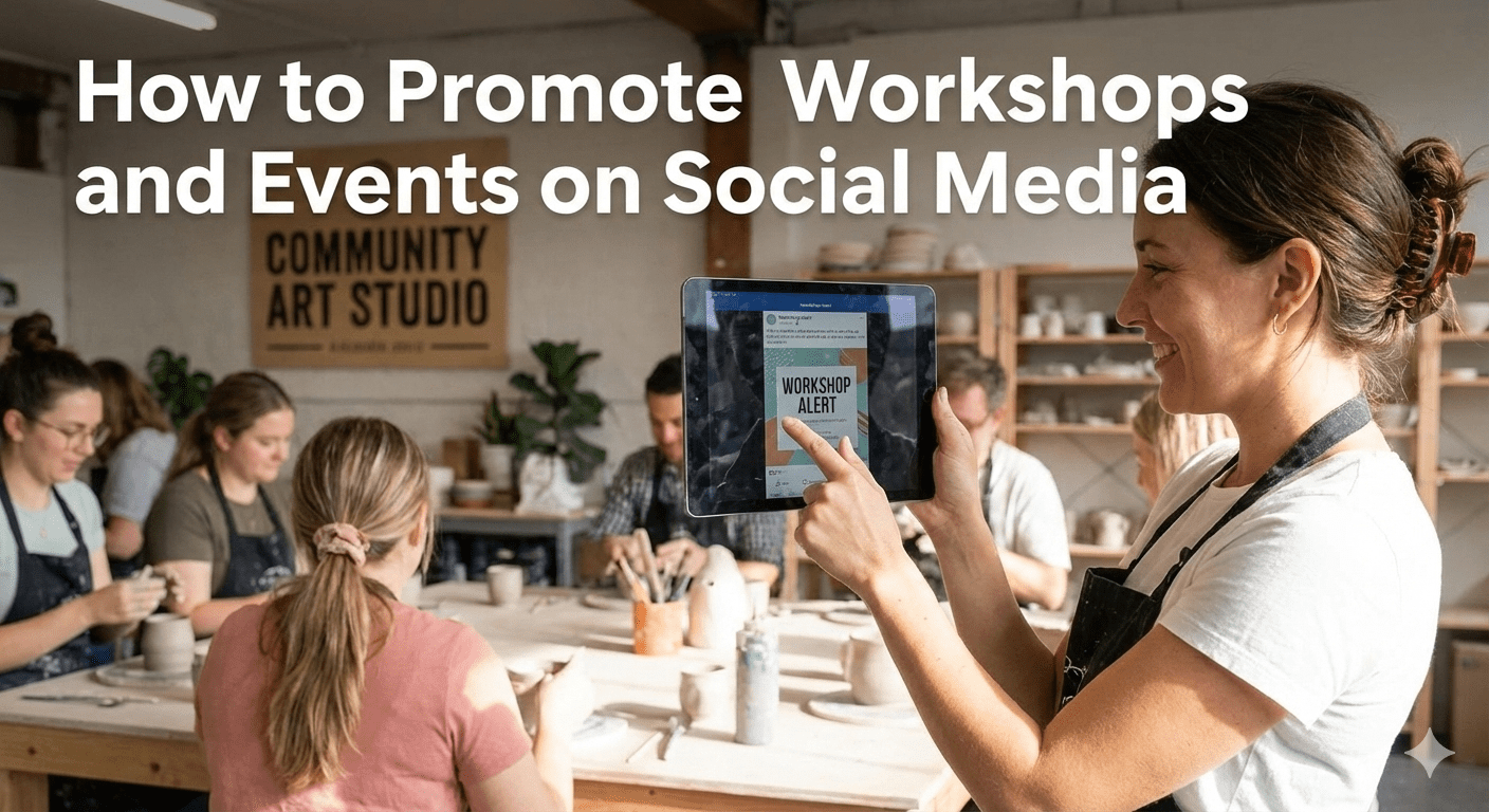 Promote Workshops & Events on Social Media | FreshSuite